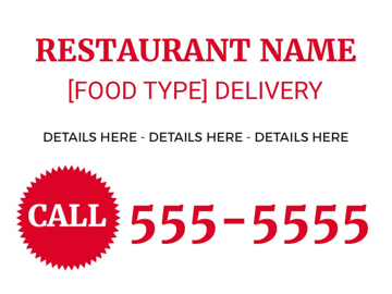 Picture of 18" x 24" Restaurant 14