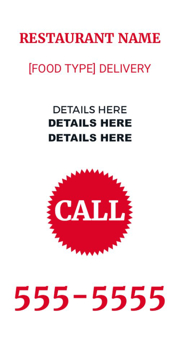 Picture of 24" x 12" Restaurant 14