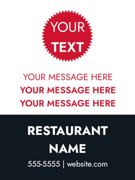 Picture of 24" x 18" Restaurant 15