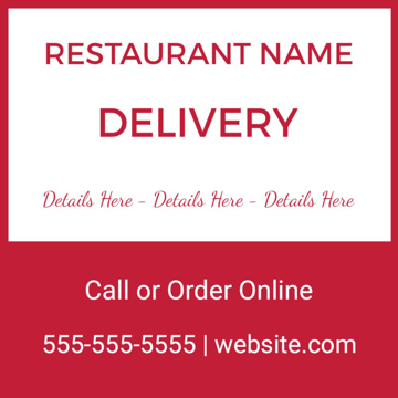 Picture of 24" x 24" Restaurant 18