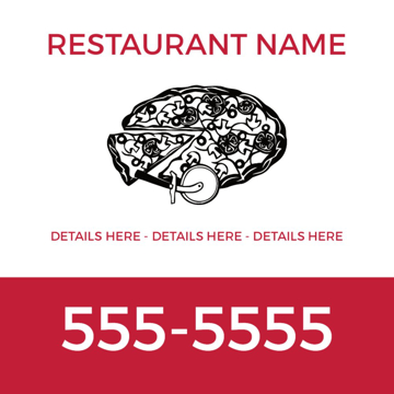 Picture of 24" x 24" Restaurant 24