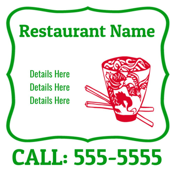 Picture of 24" x 24" Restaurant 5