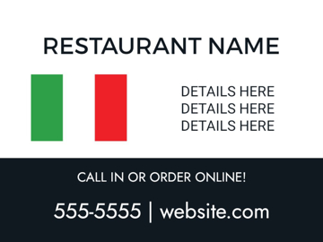 Picture of 9" x 12" Restaurant 20