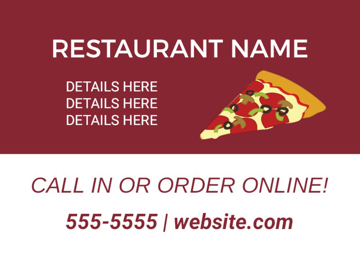 Picture of 9" x 12" Restaurant 23