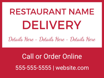 Picture of 18" x 24" Delivery 18