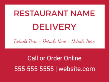 Picture of 9" x 12" Delivery 18