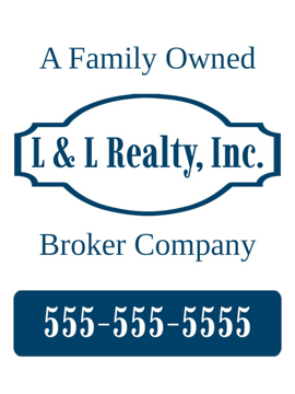 Picture of 12" x 18" Real Estate 3531016