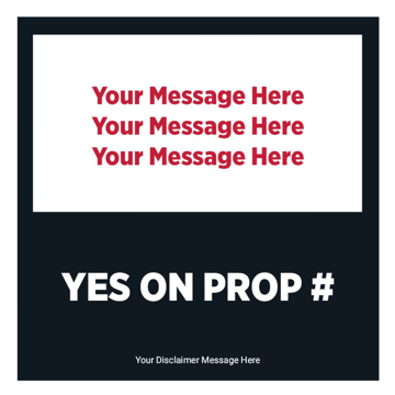 Picture of 12" x 12" Political Campaign 16