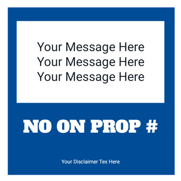 Picture of 12" x 12" Political Campaign 19