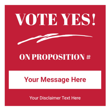 Picture of 12" x 12" Political Campaign 2