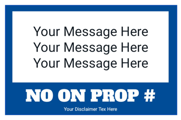 Picture of 12" x 18" Political Campaign 19