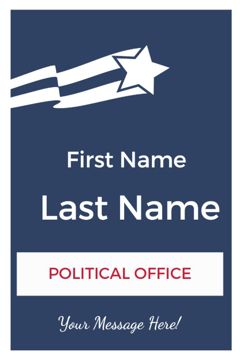 Picture of 18" x 12" Political Campaign 10