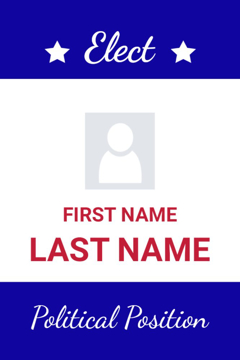 Picture of 18" x 12" Political Campaign 4