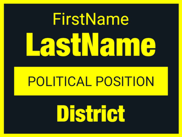 Picture of 18" x 24" Political Campaign 11