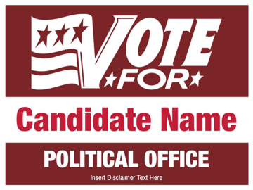 Picture of 18" x 24" Political Campaign 12