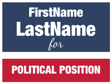 Picture of 18" x 24" Political Campaign 13