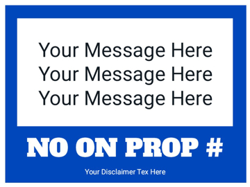 Picture of 18" x 24" Political Campaign 19