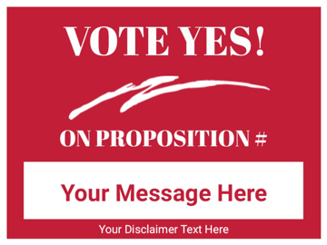 Picture of 18" x 24" Political Campaign 2