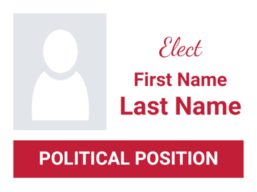 Picture of 18" x 24" Political Campaign 5