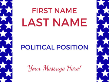 Picture of 18" x 24" Political Campaign 6