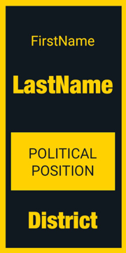 Picture of 24" x 12" Political Campaign 11