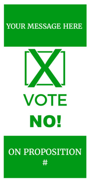 Picture of 24" x 12" Political Campaign 14