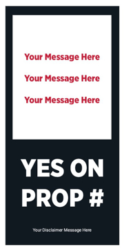 Picture of 24" x 12" Political Campaign 16