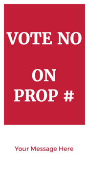 Picture of 24" x 12" Political Campaign 17