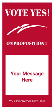 Picture of 24" x 12" Political Campaign 2