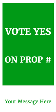 Picture of 24" x 12" Political Campaign 3