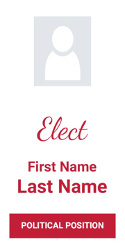 Picture of 24" x 12" Political Campaign 5