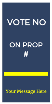 Picture of 24" x 12" Political Campaign 7