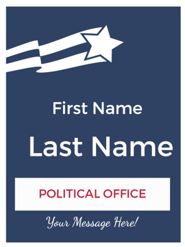 Picture of 24" x 18" Political Campaign 10