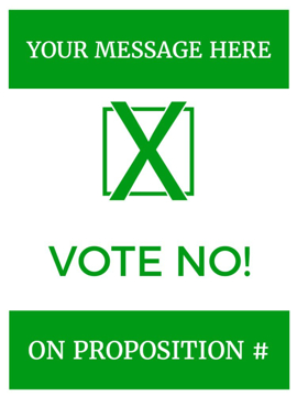 Picture of 24" x 18" Political Campaign 14