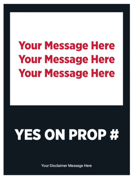 Picture of 24" x 18" Political Campaign 16