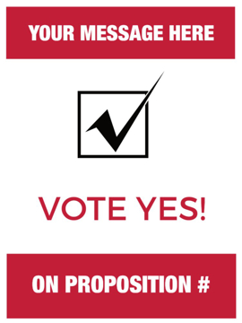 Picture of 24" x 18" Political Campaign 18