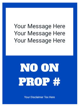 Picture of 24" x 18" Political Campaign 19