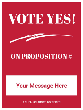 Picture of 24" x 18" Political Campaign 2