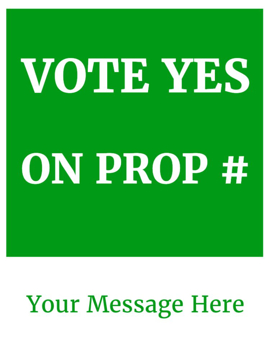 Picture of 24" x 18" Political Campaign 3