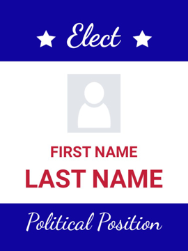 Picture of 24" x 18" Political Campaign 4