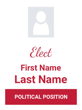 Picture of 24" x 18" Political Campaign 5