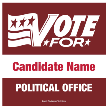 Picture of 24" x 24" Political Campaign 12