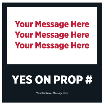 Picture of 24" x 24" Political Campaign 16