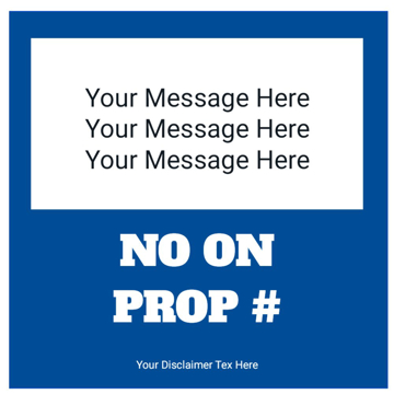 Picture of 24" x 24" Political Campaign 19