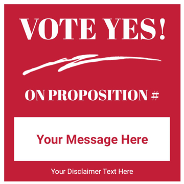 Picture of 24" x 24" Political Campaign 2