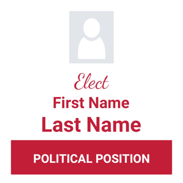 Picture of 24" x 24" Political Campaign 5