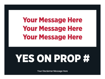 Picture of 9" x 12" Political Campaign 16