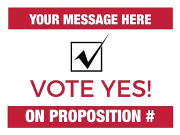 Picture of 9" x 12" Political Campaign 18