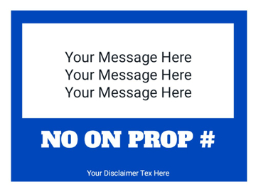 Picture of 9" x 12" Political Campaign 19