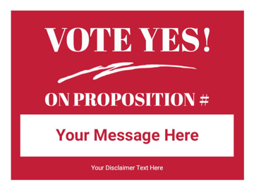 Picture of 9" x 12" Political Campaign 2